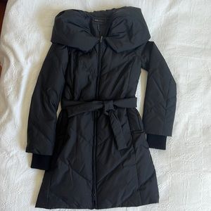 Worn once BCBG black puffer coat